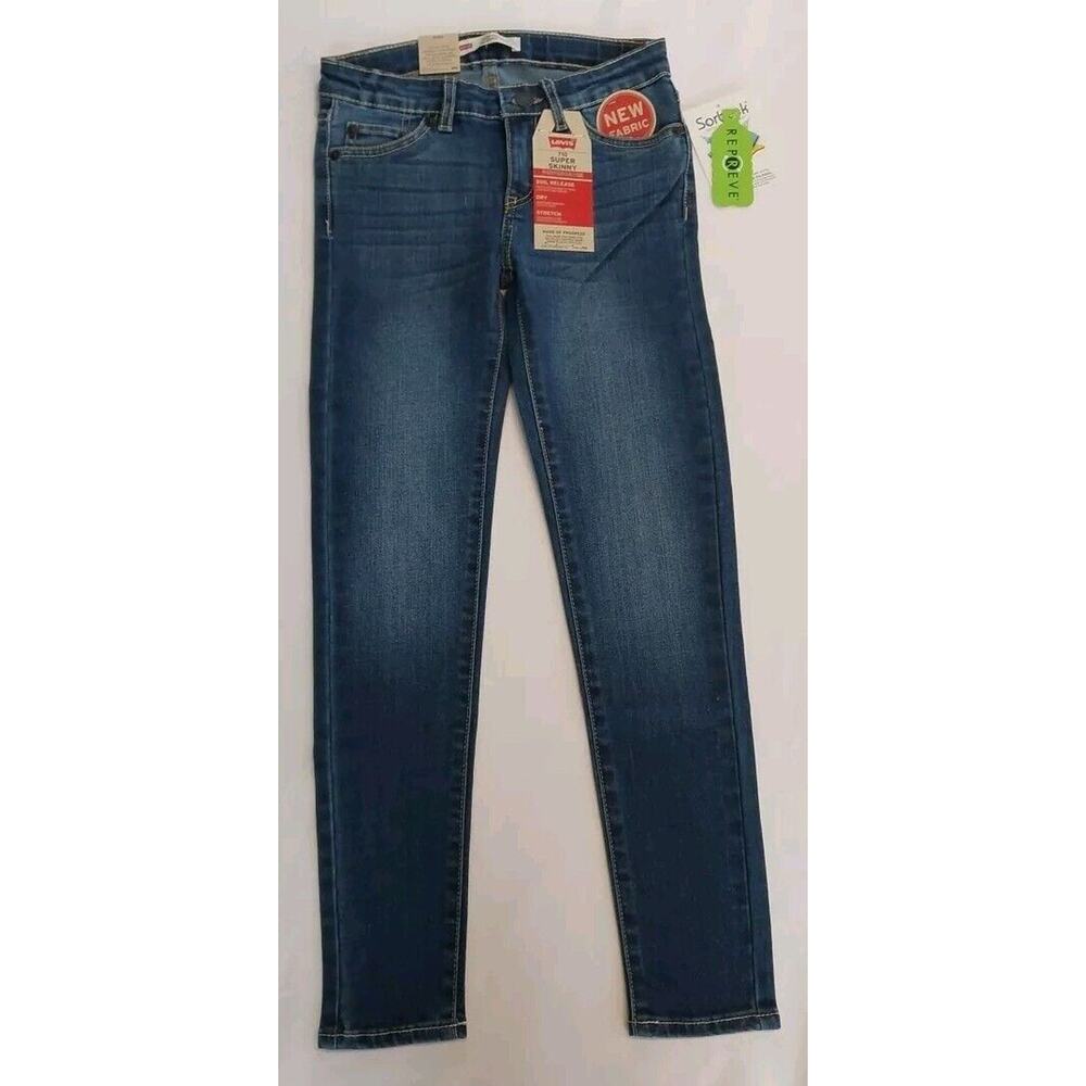 Girl Jeans Levi's 710 Super Skinny‎ Size 8 Reg NWT